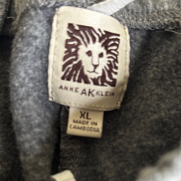 Anne Klein Gray Sweatpants - Picture 2 of 3